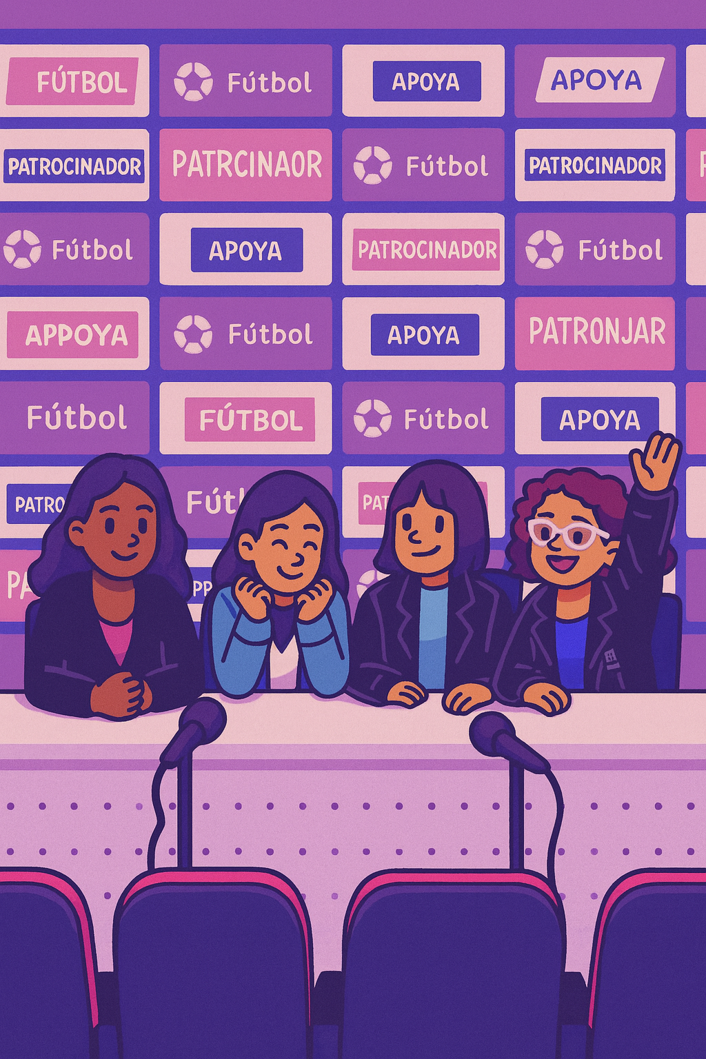 Women in a conference